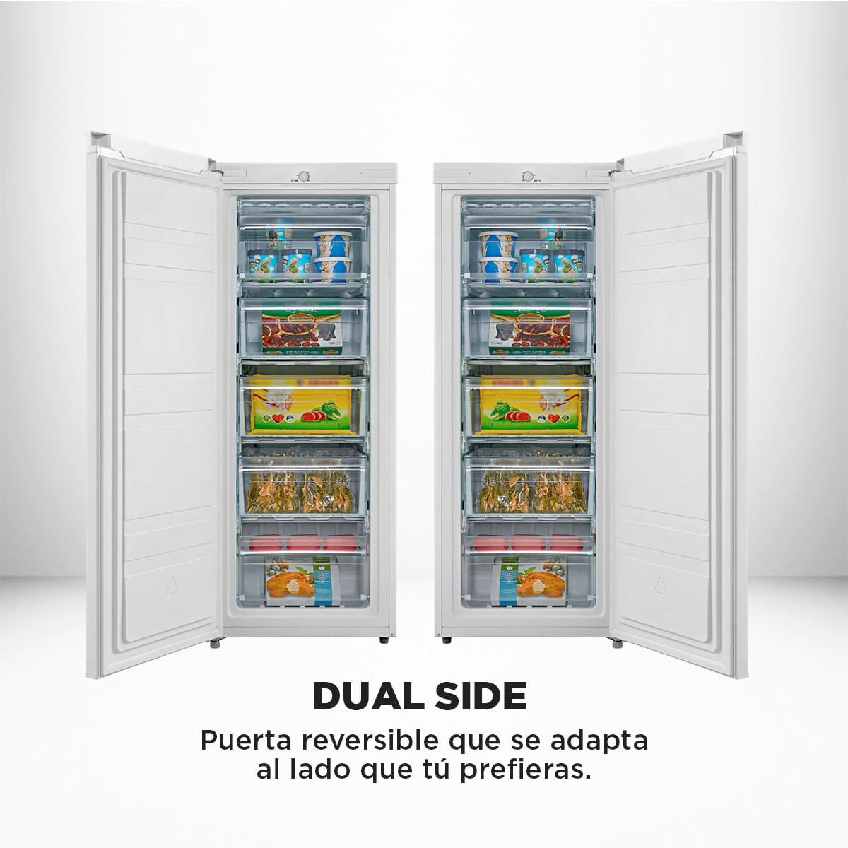Freezer Vertical 160 litros Frío Directo | Midea