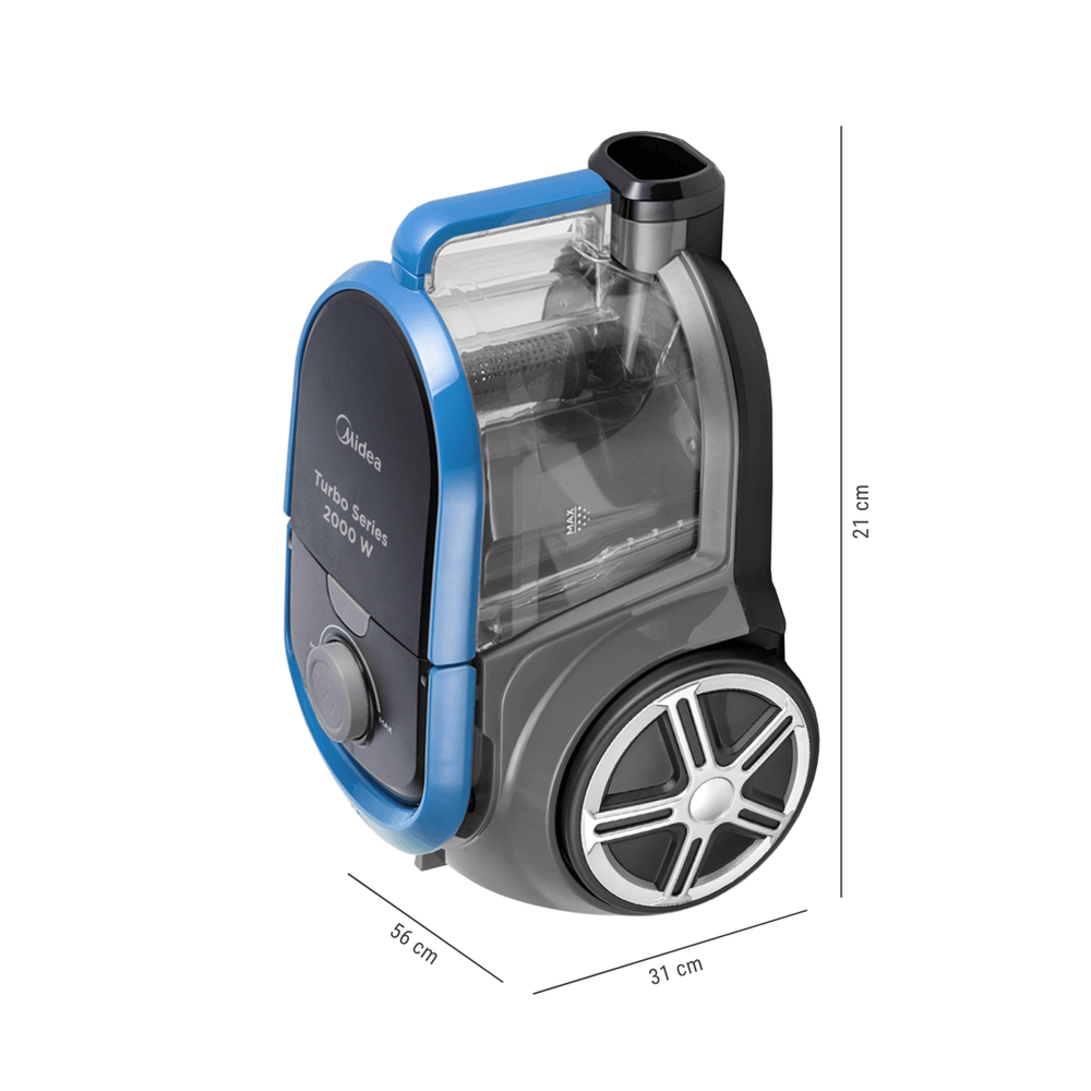 Aspiradora Ciclónica de Arrastre 2000W 18C