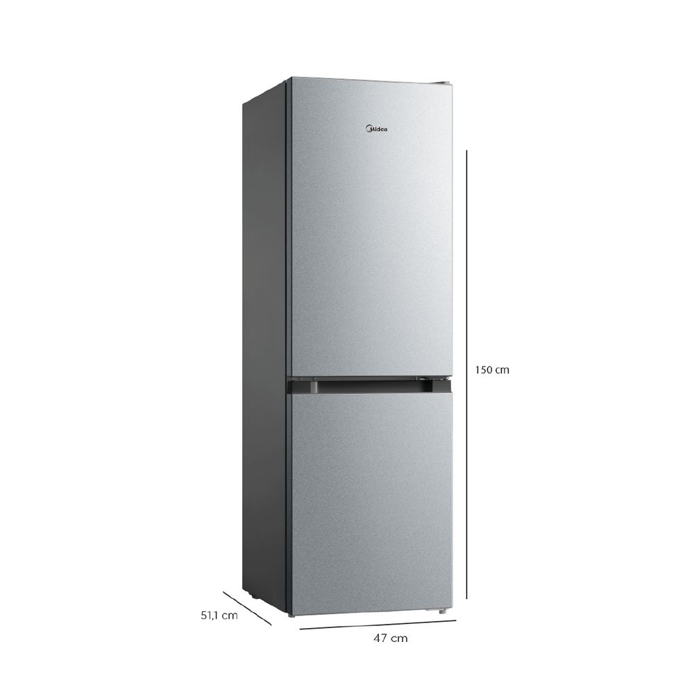 Refrigerador Bottom Freezer Frío Directo Light Silver 169 lts