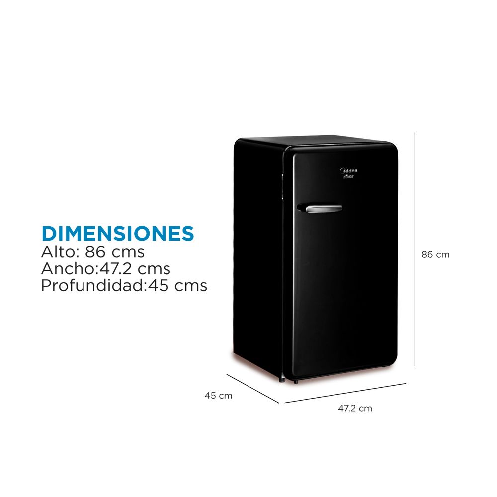 Frigobar Frío Directo Negro 93 lts