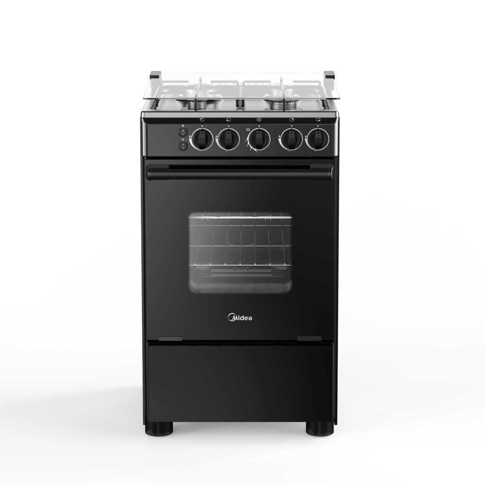 Cocina a gas Midea 4 quemadores MCG-4QSG20NSBK