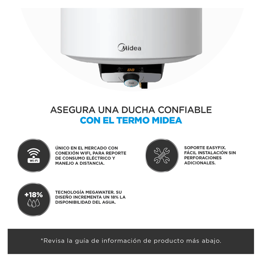 Termo Eléctrico 80 Litros