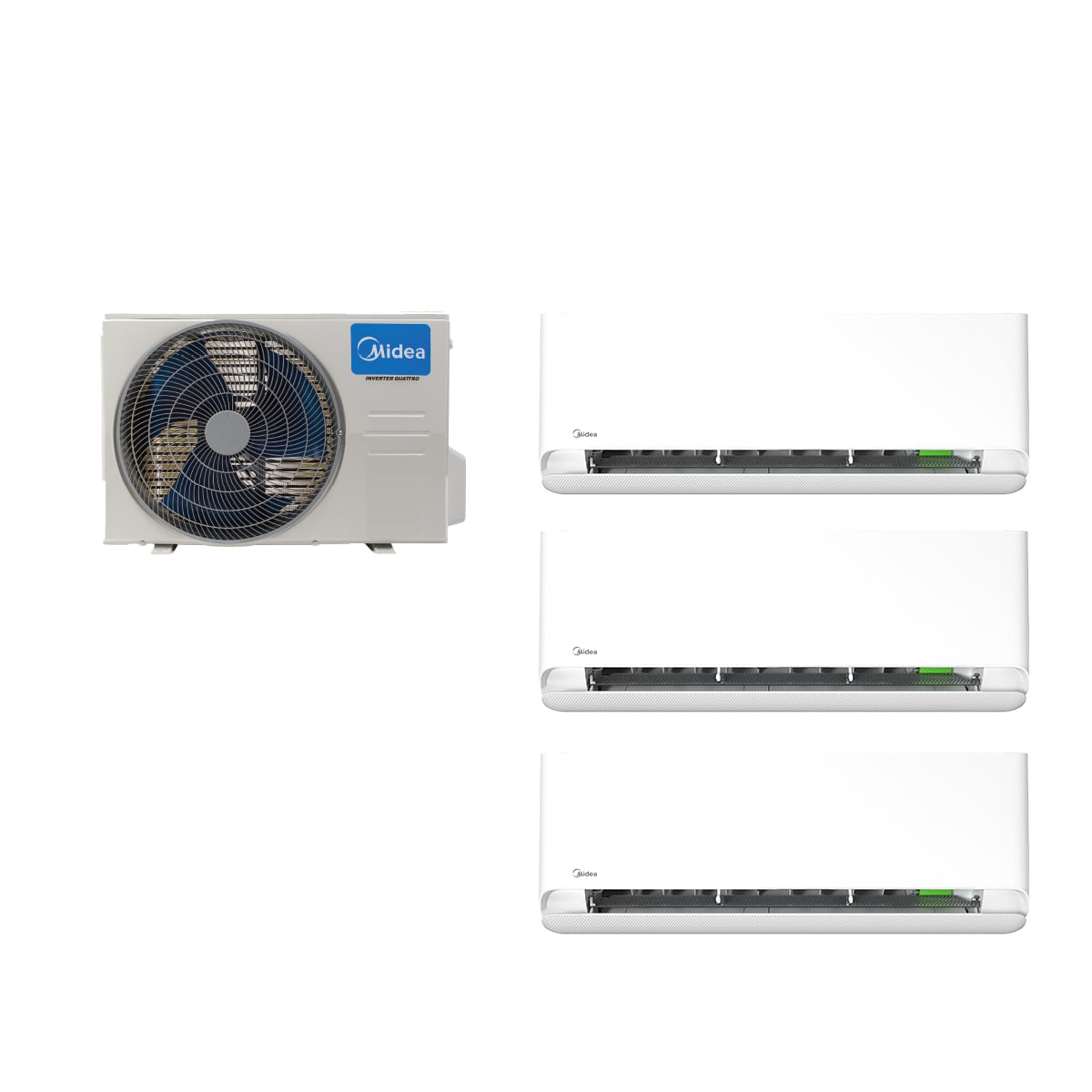 Multisplit Ventoclima 2x9000 + 12000 BTUh con Wi-Fi