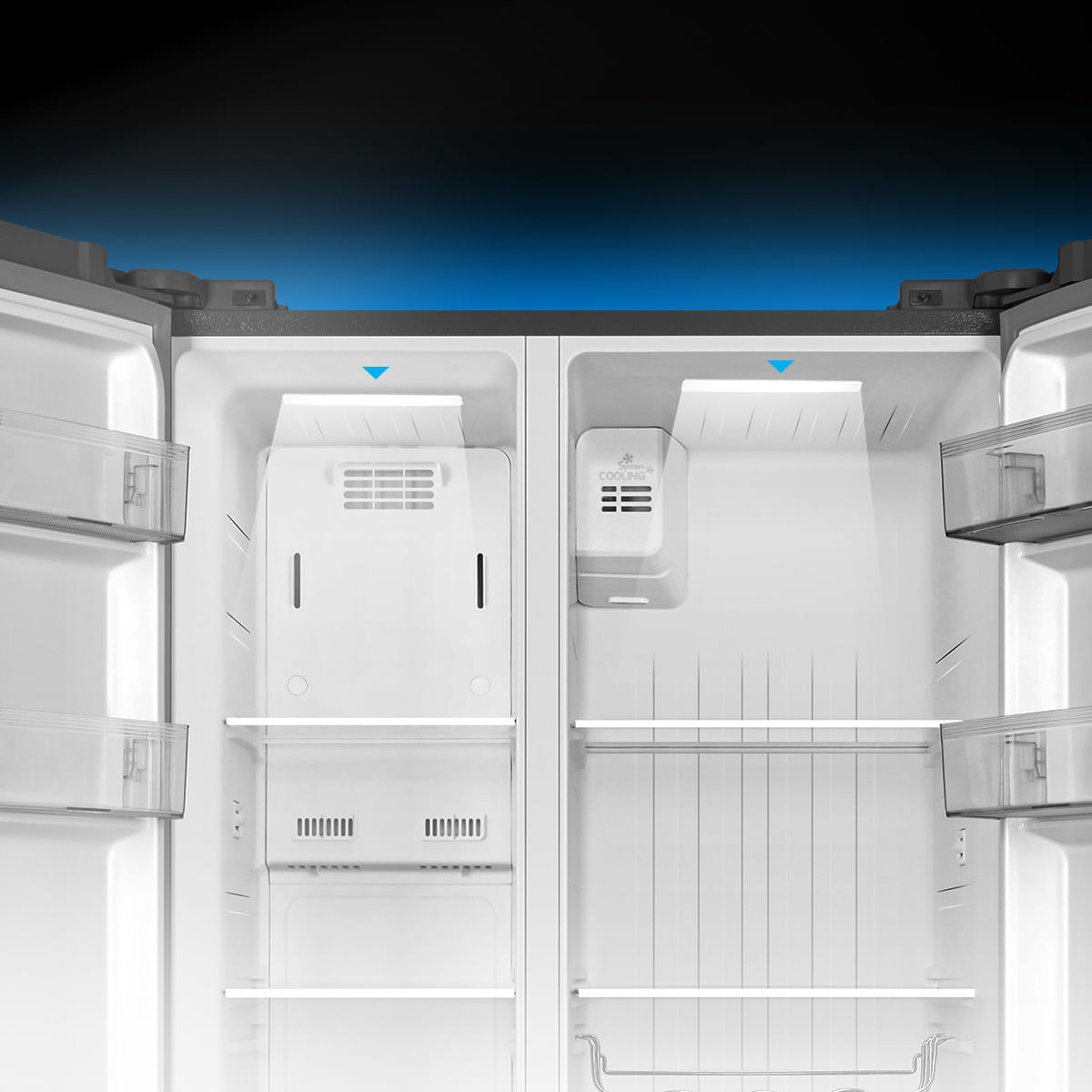 Refrigerador Side By Side No Frost 553 lts | Midea